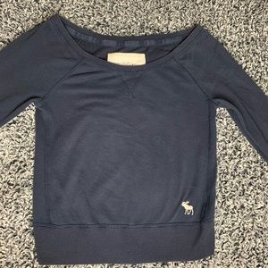 Abercrombie & Fitch Navy Blue long sleeve